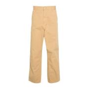 Carhartt Wip Arbetsbyxor med fickor Yellow, Herr