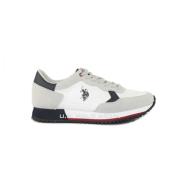 U.s. Polo Assn. Vita Avslappnade Sneakers för Män Multicolor, Herr