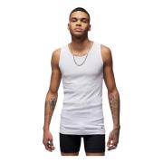 Jordan Vita Flight Base Tank Tops Set White, Herr