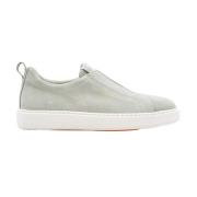 Santoni Sporty Slip-On Sneaker Bianco/Arancio Gray, Herr