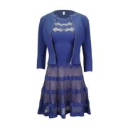 Alaïa Pre-owned Pre-owned Tyg klnningar Blue, Dam