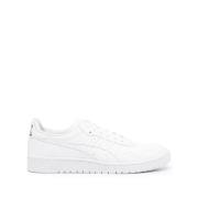 Comme des Garçons Vita Låga Lädersneakers White, Herr