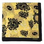 Dsquared2 Solrosor Tryck Bomull Foulard Halsduk Multicolor, Herr