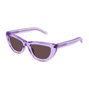 Gucci Elegant Cat Eye Solglasögon Gg1521S Purple, Unisex