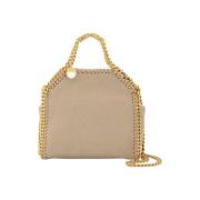 Stella McCartney Laeder handvskor Beige, Dam