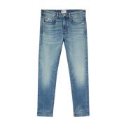 GAS Slim Denim Jeans Blå Bomull Blue, Herr