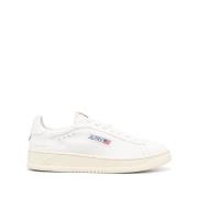 Autry Vita Läder Låga Sneakers White, Herr