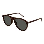 Saint Laurent SL 667 Solglasögon Brown, Unisex