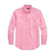 Ralph Lauren Rosa Långärmad Sportskjorta Pink, Herr