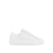 Tommy Hilfiger Vita Läder Sneakers för Kvinnor White, Dam