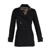 Burberry Vintage Pre-owned Polyester ytterklder Black, Dam