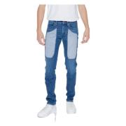 Jeckerson Blå Plain Herr Jeans med Dragkedja Blue, Herr