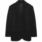 Anine Bing Vintage Ull Blazer Black, Dam