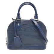 Louis Vuitton Vintage Pre-owned Laeder louis-vuitton-vskor Blue, Dam