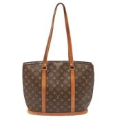 Louis Vuitton Vintage Pre-owned Laeder totevskor Brown, Dam