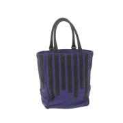 Bottega Veneta Vintage Pre-owned Laeder totevskor Purple, Dam