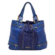 Jimmy Choo Pre-owned Pre-owned Laeder handvskor Blue, Dam