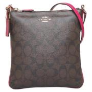 Coach Pre-owned Pre-owned Canvas axelremsvskor Brown, Dam