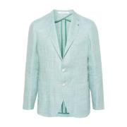 Tagliatore Klar Blå Montecarlo Blazer Jacka Blue, Herr