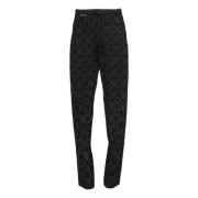 Marine Serre Monogram Leggings Black, Dam