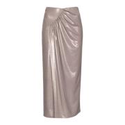 Pinko Midi Skirts Beige, Dam