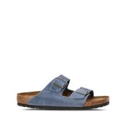 Birkenstock Arizona SFB Sandaler Blue, Herr