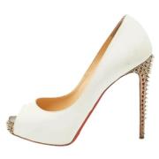 Christian Louboutin Pre-owned Pre-owned Laeder klackskor White, Dam