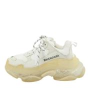 Balenciaga Vintage Pre-owned Laeder sneakers White, Dam