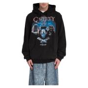 Doublet Tech-inspirerad Android Print Hoodie Black, Herr