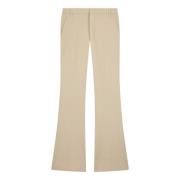 Dondup Beige Bootcut High Waist Chino Beige, Dam