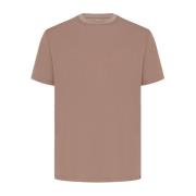 Kiton Mjuk Dovgrå Bomull T-shirt Brown, Herr