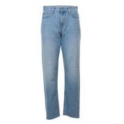 Roy Roger's Hög Midja Ljus Tvättad Girlfriend Jeans Blue, Dam