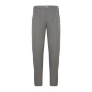 Kiton Gröna Lyocell Jogger-Stil Byxor Green, Herr