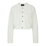 Hugo Boss Denimjacka Vit Dammode White, Dam