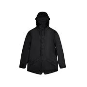 Rains Modern Unisex Vattentät Jacka Black, Dam