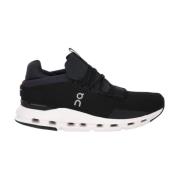 On Running Cloudnova Svart Vit Sneakers Black, Dam