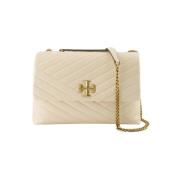 Tory Burch Laeder axelremsvskor Beige, Dam