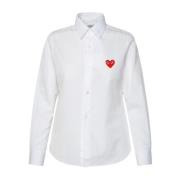 Comme des Garçons Play Shirts White, Dam