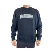 Barrow Svart Sweatshirt Over Modell 180cm 76kg Black, Herr