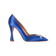 Aquazzura Pre-owned Pre-owned Tyg klackskor Blue, Dam