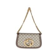 Gucci Vintage Pre-owned Bomull axelremsvskor Beige, Dam