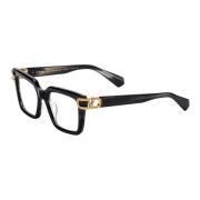 Valentino Svart Swirl Ljus Guld Glasögon Black, Dam