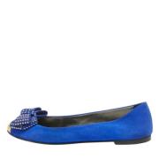 Giuseppe Zanotti Pre-owned Pre-owned Mocka lgskor Blue, Dam