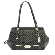 Coach Pre-owned Pre-owned Tyg axelremsvskor Black, Dam