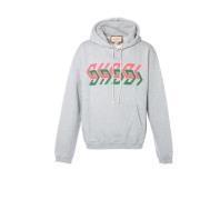 Gucci Stilren Sweatshirt för Trendig Look Gray, Herr