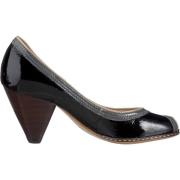 Clarks Snygg Läder Dam Pump Black, Dam