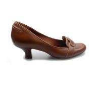 Clarks Elegant Vita Läder Dammpumpar Brown, Dam