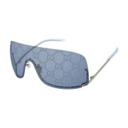 Gucci Mode Linje Solglasögon Blue, Unisex