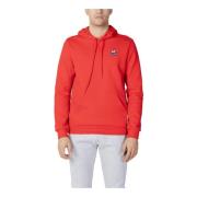 le coq sportif Röd Enfärgad Huva Tröja Red, Herr