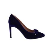 Alaïa Pre-owned Pre-owned Sammet klackskor Blue, Dam